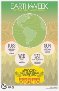 earth week poster 2013