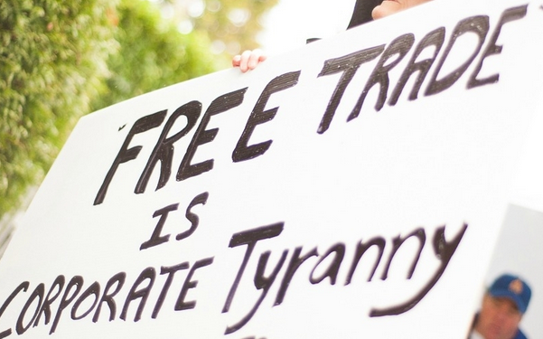 FREE TRADE IS CORPORATE TYRANNY
